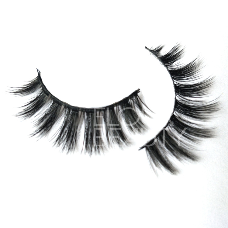 Private Label luxury 3D Faux Mink Eyelashes wholesale China EL76